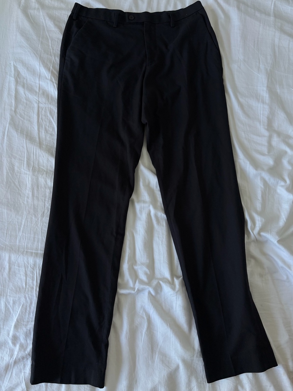 Uniqlo Black Slim Fit HeatTech Dress Pants - 33/34